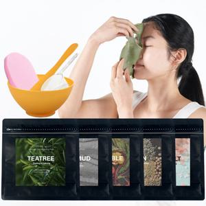 리네추럴 티트리 모델링팩 400g+팩도구+클렌징해면 홈에스테틱 5종