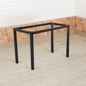 슬림 사이즈 책상 리폼용 철제 프레임 받침대 900 x 450 깔끔한 블랙 조립식 발통