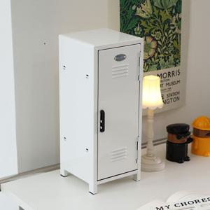 철제 미니 캐비넷 소형 데스크정리 책상 틈새 수납함