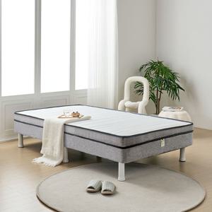 미코퍼니처 유로탑 봉합 단면매트리스(50TCL볼라텍스+10cm발통화이트) S/SS/D/Q
