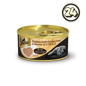 고양이사료 캔 70g x24캔 닭고기와 닭간 소간 양심장