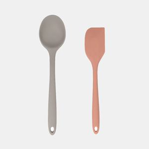 봉봉 실리콘 주방 조리도구 - 멀티 스푼&미니 스파출러 세트