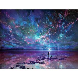 보석십자수 LED 캔버스 보석십자수 밀키웨이(H.03) 40X50