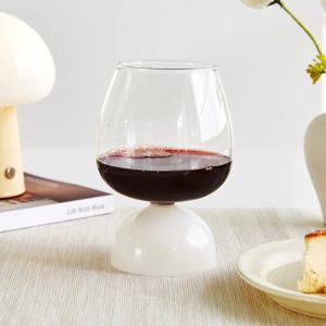 파티룸 돔스템 내열유리 고블렛 화이트돔 480ML