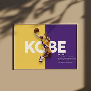 NBA 농구 포스터 31 코비 브라이언트