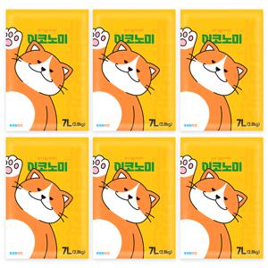 고양이모래 이코노미 오리지널/녹차 2.6kg x 6개
