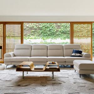 디오스 6인 전체 천연가죽 소파+스툴