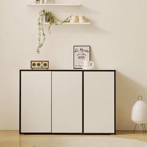 더엣지 E0등급자재 완제품 1200 터치도어 높은 거실장 수납장