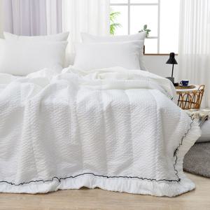 시크릿 순면 시어서커 침구 차렵이불 호텔이불 퀸 Q