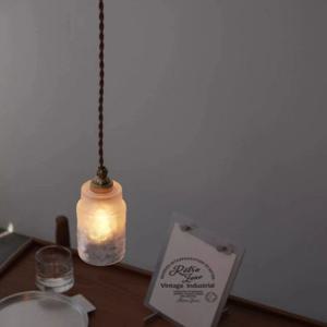 [해외]빈티지 주방 펜던트 유리 식탁등 소형 카페인테리어 조명