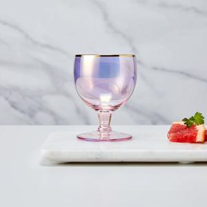 골드림 블러 고블렛 유리잔 210ml purple pink
