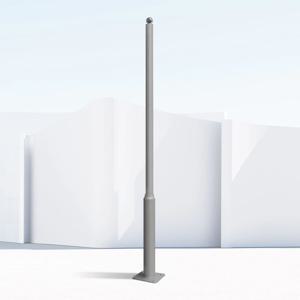 가로등 폴대 암대 등주 외등 보안등 기둥 설치 CCTV 거치대 브라켓 그레이 무광 3m