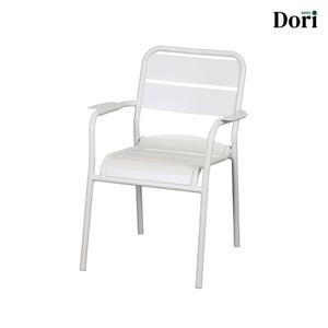 클라르테 의자 / 야외 업소 카페 알루미늄 화이트 그레이 인테리어 체어 테라스 화이트
