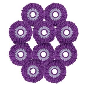 동글이 원형걸레 10장 페달 핸드 겸용 16cm 업소용 가정용 보라걸레 10장