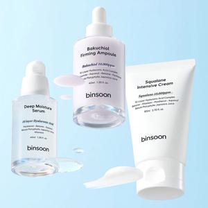 민감피부 3종 (수분 세럼 40ml+바쿠치올 모공앰플 40ml+스쿠알란 수분크림 80ml)