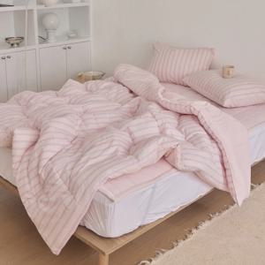 라떼 듀얼 순면 극세사 차렵이불 침구세트S/Q 4color