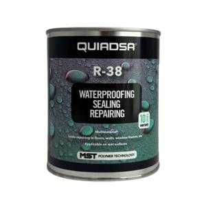 R38 욕실방수페인트 셀프 시공 옥상 지붕 바닥 외벽 보수 틈새용 1kg