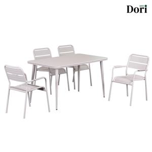 클라르테 4인 세트 / 야외 업소 카페 커피숍 알루미늄 테라스 식탁 의자 인테리어 체어