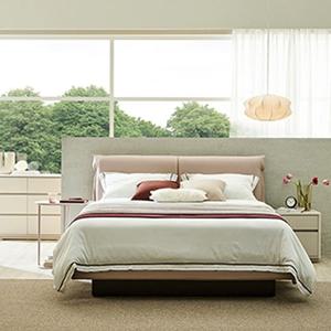 유로 602 필로우침대 QK (매트별도)(매장가구)