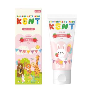 키즈 베이비치약 무불소 딸기향 60g