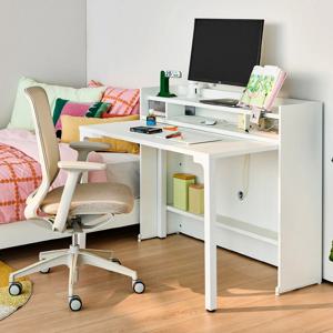블랭크 데스크콘솔 140cm 모니터암SET(매장가구)
