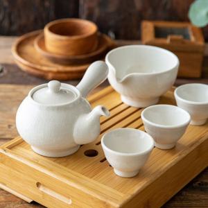 이천도자기 백자 3인 다기세트 전통찻잔 오브제