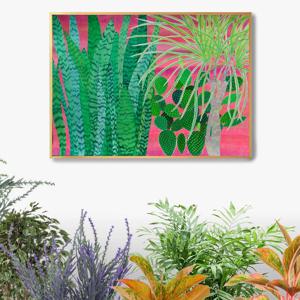 565셀란 부일렛-산세베리아/캔버스천메탈프레임액자 아크릴액자 매트액자 모던구상