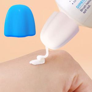 실리콘 치약뚜껑 치약 핸드크림 양조절 마개 튜브 캡 초코송이 오각별 짜개 디스펜서