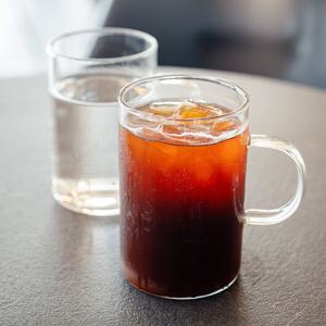 2P 세트 내열 유리 머그컵 500ml 이중 유리컵 유리잔 아이스아메리카노컵