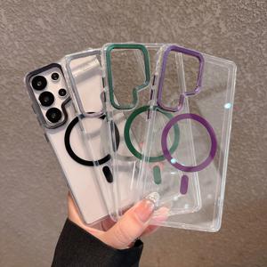 케이스몬 갤럭시 S25 S24 S23 S22 울트라 플러스 엣지 FE 클리어 슬림 맥세이프