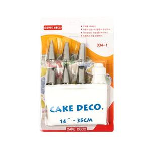 짤주머니 모양깍지 6종세트 데코레이션 캐플러