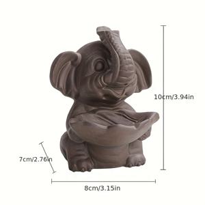TEMU 홈 데코용 1개 코끼리 역류 향로, 향기로운 냄새, 할로윈, 하누카, 크리스마스, 부활절, 추수감사절에 완벽