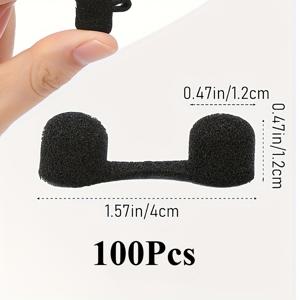 TEMU 100개 일회용 코 보호 폼 필터 - 먼지, 꽃가루, 연기 및 배기 가스 방지 - 건설 현장 및 작업 환경용 남녀공용 코 플러그, 코 공기 보호 | 딱 맞는 디자인 | 편안한 착용
