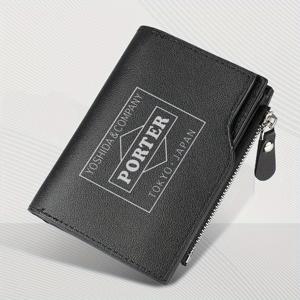TEMU 요시다앤컴퍼니 포터 도쿄・일본 로고 지갑, 클래식 일본 스타일 – 다용도 카드 슬롯 + 현금 수납 공간으로 일상 및 출장에 이상적