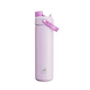 TEMU 1pc POWCAN 26oz 보온 보냉 스테인레스 스틸 물병, 2-in-1 빨대와 뚜껑, 누출 방지, 음료를 24시간 동안 차갑게 유지, 미끄럼 방지 그립, 차량 컵 홀더에 적합, 스포츠, 여행 및 학교에 이상적