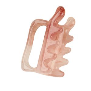 TEMU 수지 안티 슬립 휴대용 바디 마사지기, 등 마사지기, 새로운 모양 목 어깨 등 수지 마사지기, 단일 휴대용 마사지 도구|괄사마사지