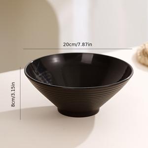 TEMU 1개/4개, 8인치 라미안 국수 그릇 세트 - 깨지지 않고, 전자레인지 및 식기세척기 사용 가능, 다용도 일본식 - 국수, 곡물, 간식에 이상적인 선택 - 컬러 시리즈