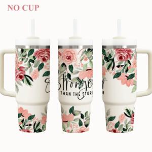 TEMU 2개 세트 나비 데이지 소골 여성 디자인 UV DTF 전사 스티커 - 리베이 유리 40oz DIY 포장용 고품질 병 스티커, 고급스러운 디자인
