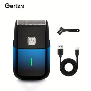 TEMU 남성용 전기 면도기, 왕복형 면도날, 스테인리스 스틸 칼날, USB 충전식, 수염 정리 도구, 전동 면도기, 휴대하기 쉬운 남성용 면도기, 명절 선물, 아버지의 날 선물