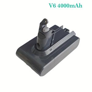 TEMU 1pc 21.6V 4000mAh 리튬이온 배터리, for Dyson V6 시리즈용 | DC58 DC59 DC61 DC62 DC72 DC74 SV03-SV09와 호환 가능 | 충전식 전원 도구 배터리