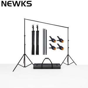 TEMU 사진 스튜디오, 파티, 결혼식용 조절 가능한 배경 스탠드 - 7x7ft/2x2m, 3개의 크로스바, 4개의 클램프 및 풍선 아치 지지 키트 포함