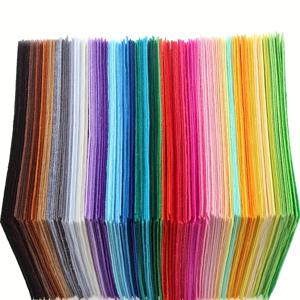 TEMU 40색 1mm 두께 펠트 패치, 부드러운 펠트 원단 - 공예용 펠트 스퀘어 40장 세트, 크리스마스 장식, 어린이집 공예, 졸업 축하, 이스터 파티 용품 | 내구성 있는 플러시 소재