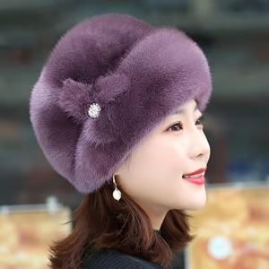 TEMU 6가지 색상 여성용 편안한 인조 겨울 모자, 100% 폴리에스터 캡, 단색, 가벼운 무게, 손세탁 가능, 크리스마스 및 발렌타인데이에 적합한 플러피 모자