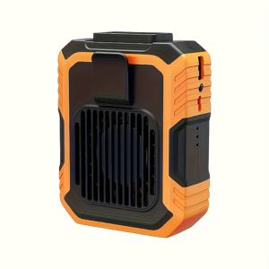 TEMU 클립온 허리 팬, USB 3-in-1 다기능 선풍기, 조용한, 조명이 있는 빠른 냉각 팬, 끈이 달린, 세 가지 속도 조절 가능한 착용 가능한 허리 팬, 야외, 가정, 사무실 사용에 적합|서큘레이터선풍기