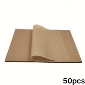 TEMU 50개 베이킹 패퍼 라인어 - 22.86 x 33.02cm, 반 베이킹 트레이에 완벽, 베이킹, 요리, 그릴, 에어 프라이어 및 스팀에 이상적 - 파티, 휴일, 추수감사절 및 휴일 선물용 식품 안전한 패퍼 라인어 - 반 베이킹 트레이 라인어|재사용 가능한 베이킹 라인어|노스틱 라인어|에어프라이어