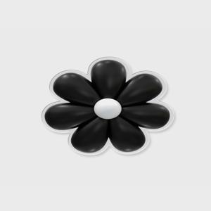 [더나인몰] [아크릴스마트톡] black marguerite flower