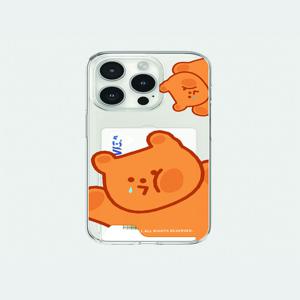 [더나인몰] flatted gummy [투명 카드수납 케이스]