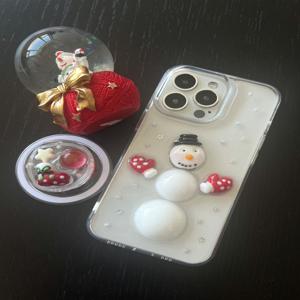 [비비블하우스] Lets build a snowman 폰케이스
