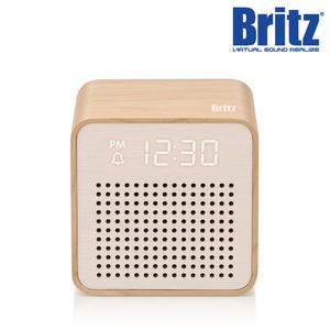 브리츠 BZ-REC200 우든 휴대용 블루투스 스피커 아웃도어 LED 알람 시계
