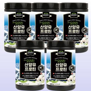 오리진 팔레오 산양유 프로틴 단백질 박군 초유 360g 5개